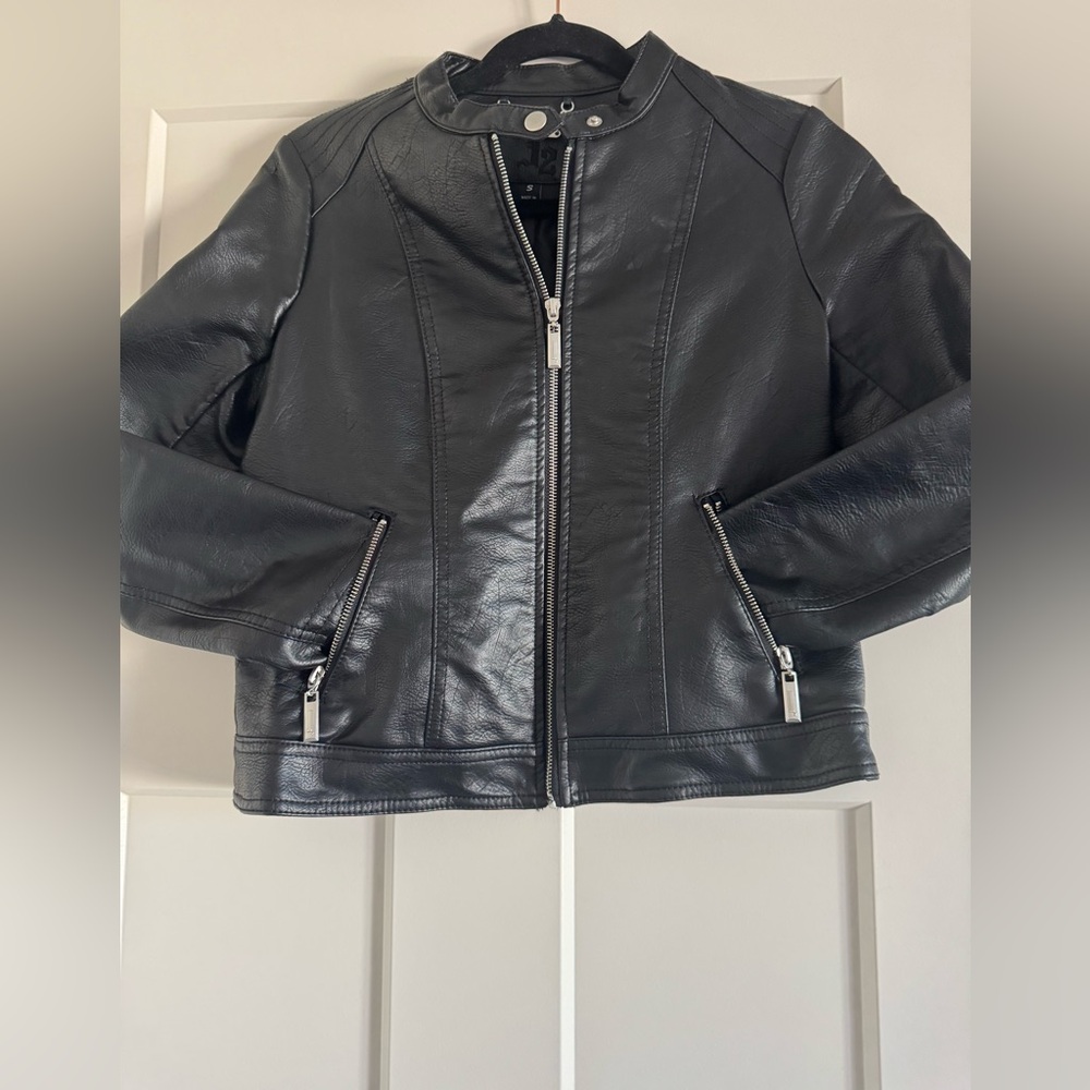 Womens Faux Leather Jacket